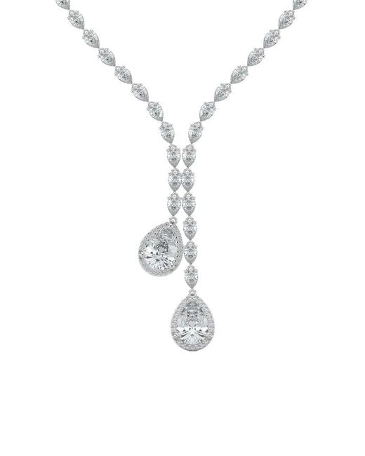 Sabrina Designs Lab Grown Diamonds White 14K 16.39 Ct. Tw. Lab-Grown Diamond Lariat Necklace
