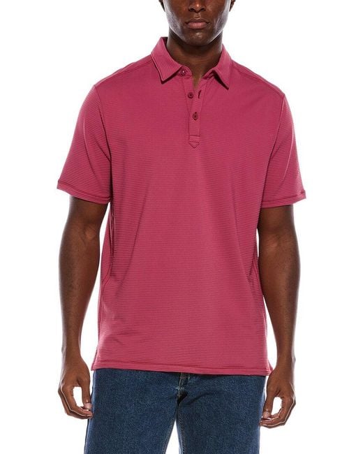 Tommy Bahama Red Costa Wave Polo Shirt for men
