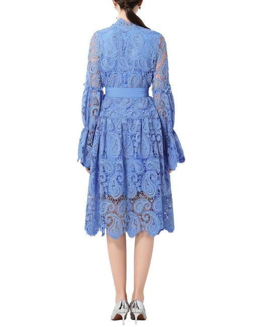 DZA Blue Midi Dress