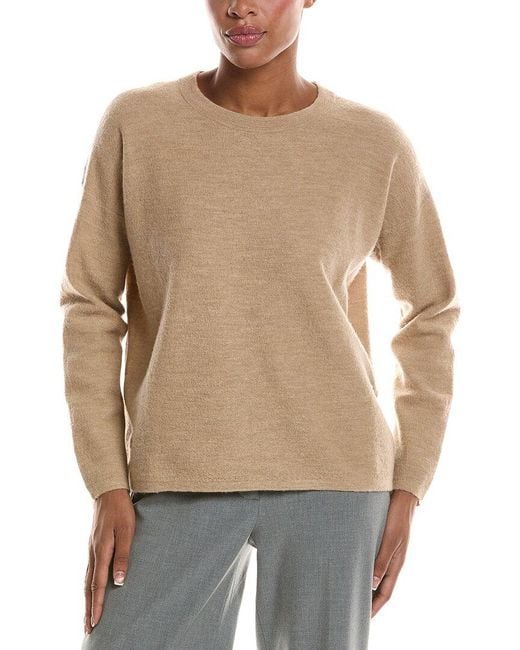 Eileen Fisher Natural Wool Sweater