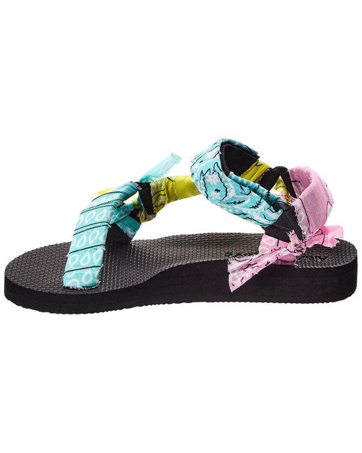 ARIZONA LOVE Blue Trekky Mix Bandana Sandal