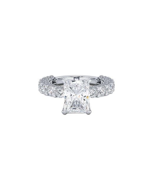 Lab Grown Diamonds White 14K 4.00 Ct. Tw. Lab-Grown Diamond Ring