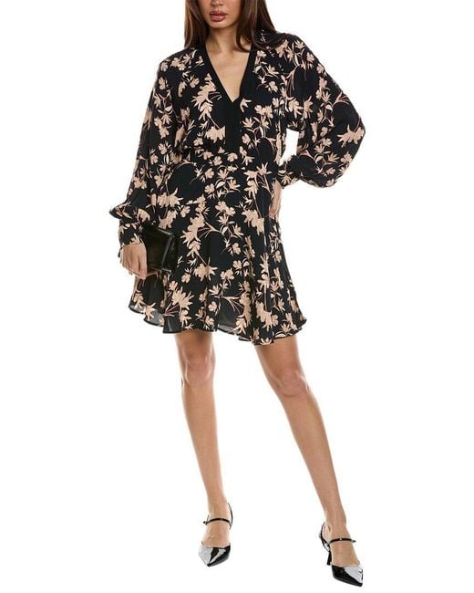 Reiss Black Kerina Mini Dress