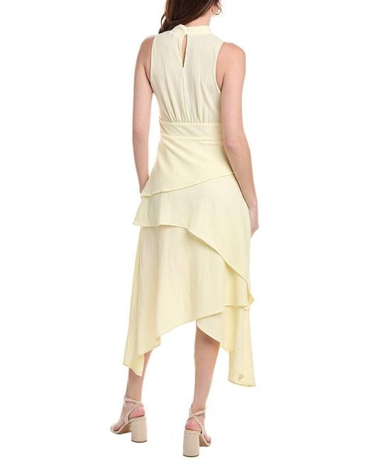 Avantlook Natural Tiered Midi Dress