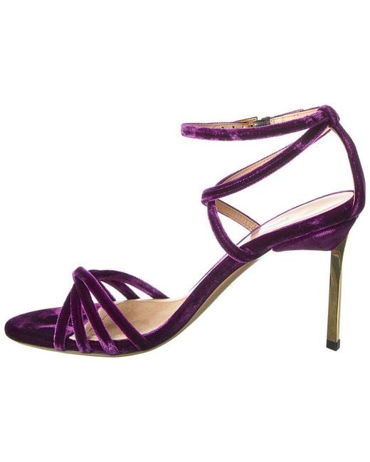 Tom Ford Purple Ida Velvet Sandal