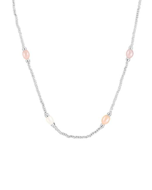 Splendid White 6-7mm Pearl Necklace