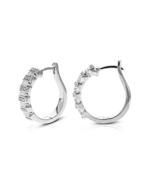 Amairah White 0.50 Ct. Tw. Lab-Grown Diamond Hoops