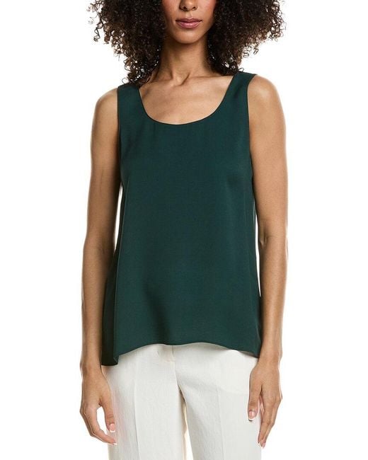 Lafayette 148 New York Green Finnley Top