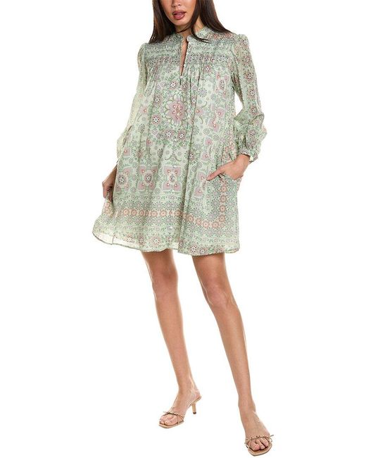 Joie Green Challensia Mini Dress