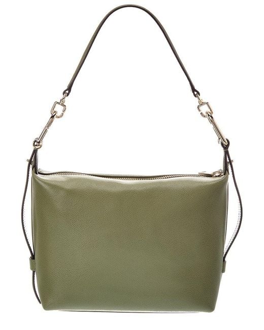 Furla Green Tonie Leather Hobo