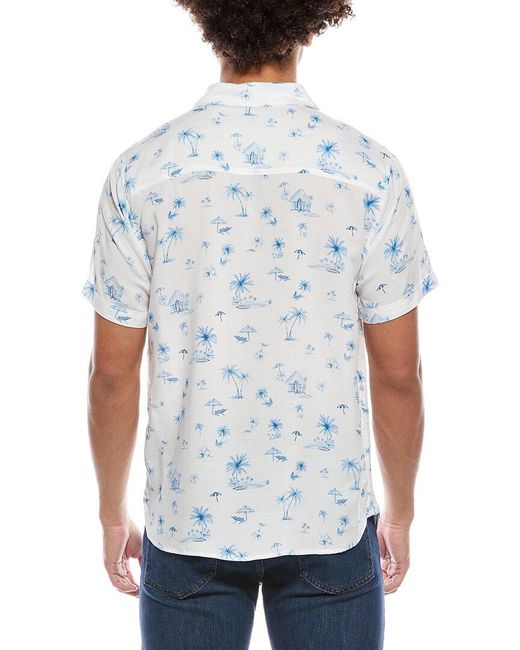 Magaschoni White Printed Shirt for men