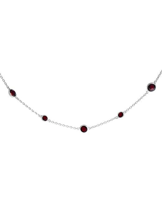 Haus of Brilliance Metallic Station Necklace