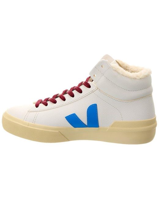 Veja Blue Minotaur Winter Leather Sneaker