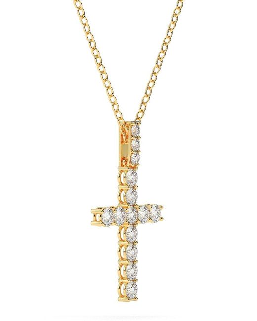Diamond Select Cuts Metallic 14K 2.50 Ct. Tw. Diamond Pendant Necklace