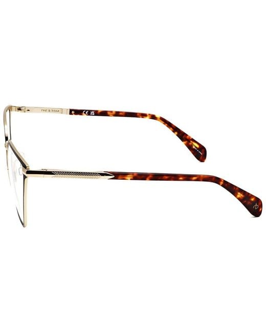 Rag & Bone Metallic 55Mm Optical Frames