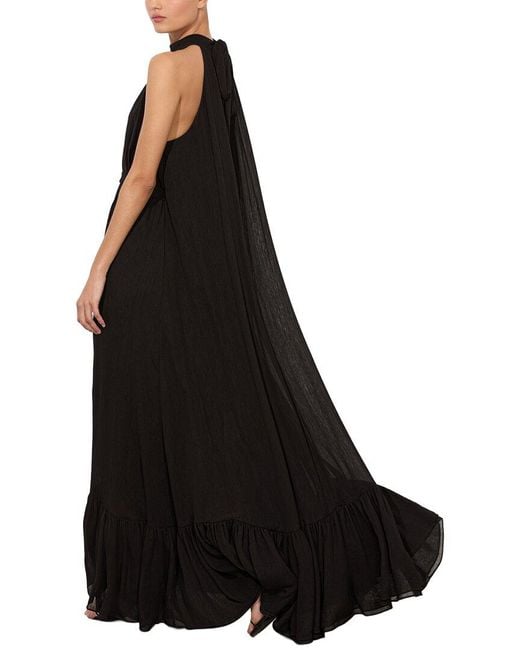 Alice + Olivia Black Alice + Olivia Jovie Gathered Dress
