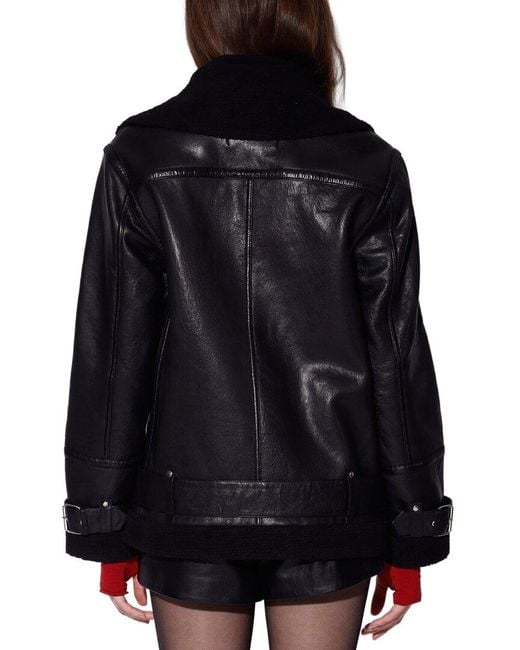 Walter Baker Celine Leather Jacket in Black Lyst