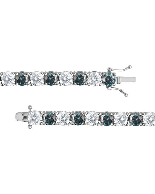 Lab Grown Diamonds White 14K 16.00 Ct. Tw. Lab-Grown Diamond Fashion Bracelet