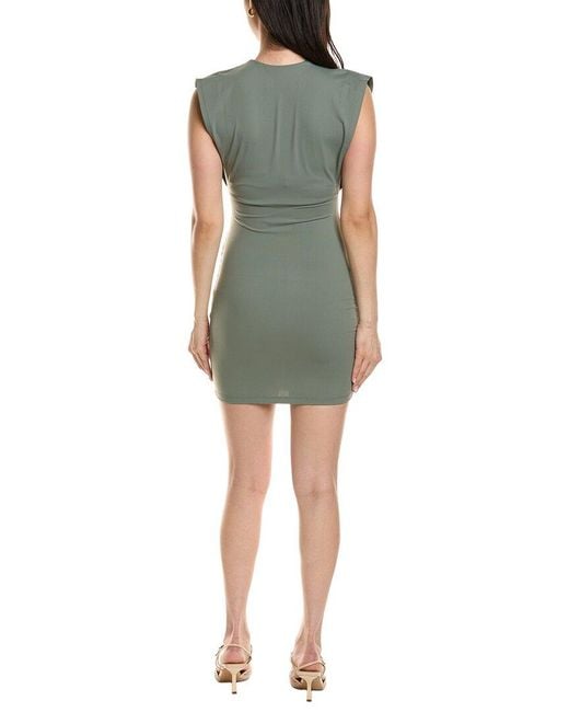Susana Monaco Green Open Side Mini Dress