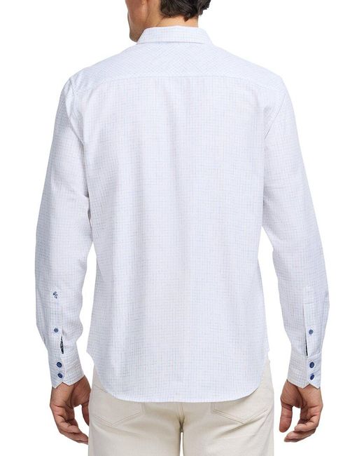 Robert Graham Blue Camden Woven Shirt for men