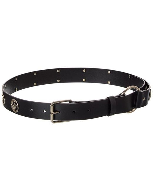 Dior Black Leather Belt