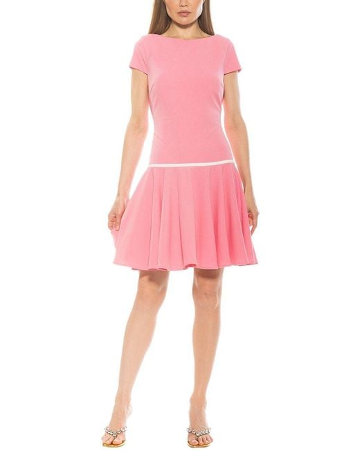chinese dress ladies Alexia Admor Angellyne Collared V Neck Fit and Flare Dress for Women I  Perfect for The Workplace and Semi-Formal Occasions Navy White at Amazon  Women's Clothing store