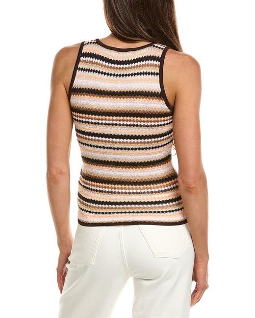 Missoni White Canotta Top