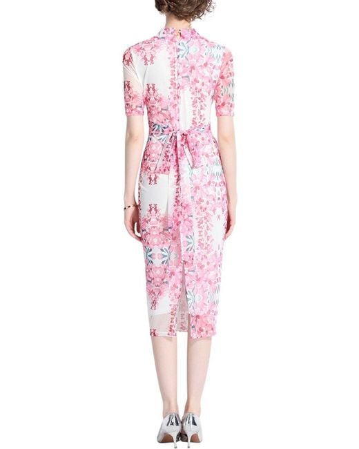 DZA Pink Midi Dress