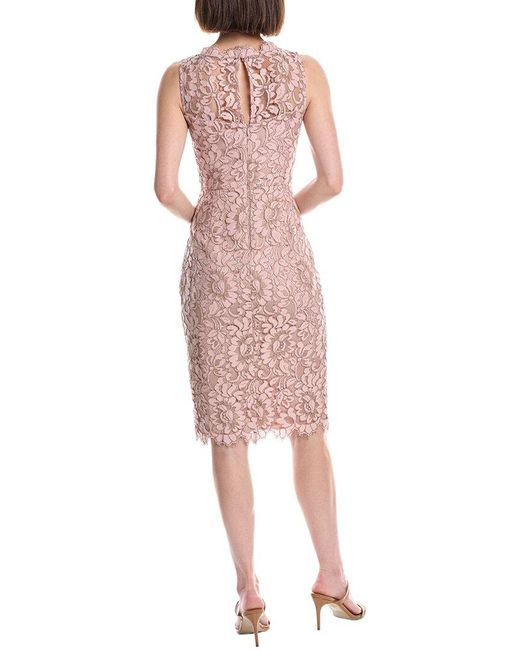 Eliza J Pink Sleeveless Sheath Dress