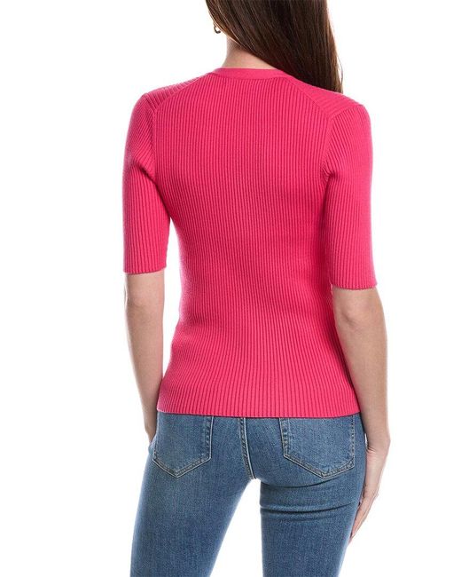 Michael Stars Red Jeanny Top