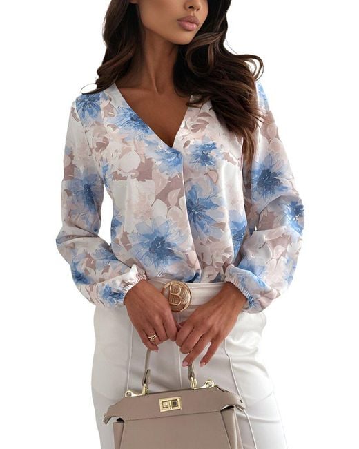 Orniya Blue Blouse