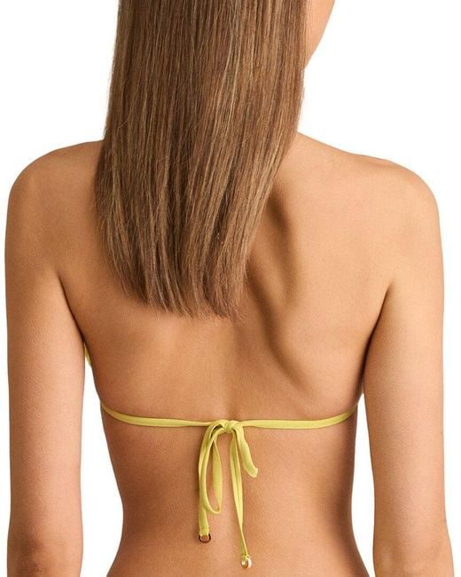 Reiss Yellow Wynee Bikini Top