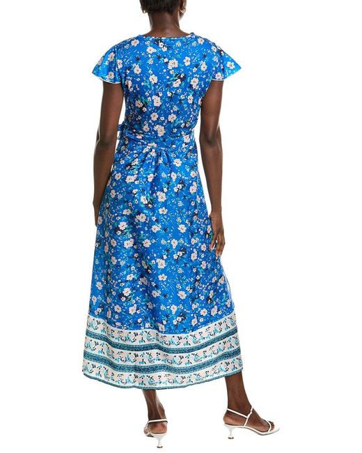 IPPONELLI Blue Wrap Dress