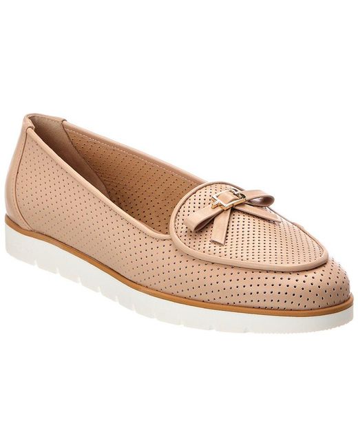 Baldinini Natural Baldini Leather Ballet Flat