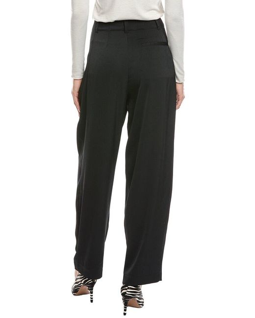 Rag & Bone Black Douglas Satin Pant