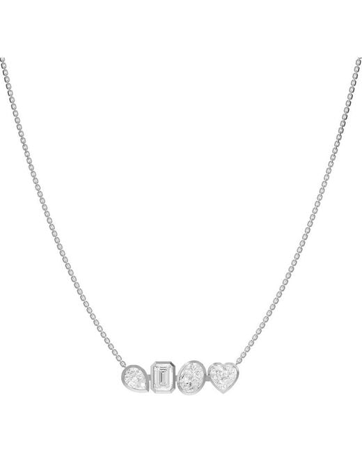 Lab Grown Diamonds Metallic 5.00 Ct. Tw. Lab-Grown Diamond Necklace