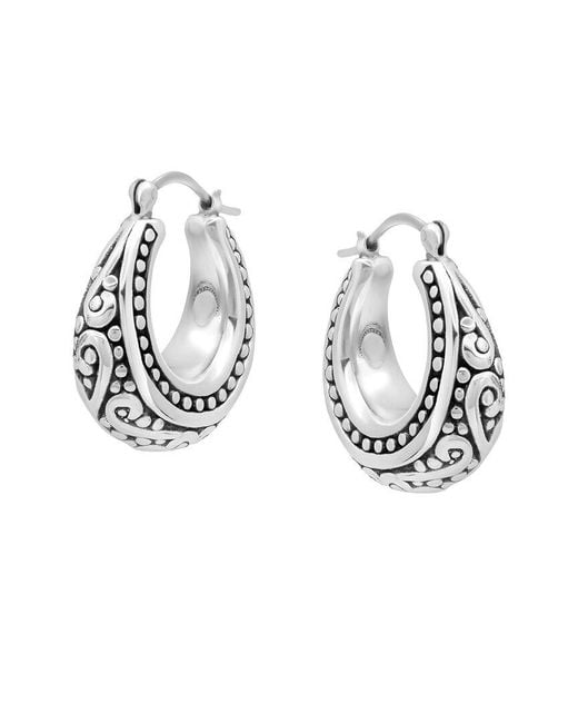 MaxColor Metallic Dangle Earrings