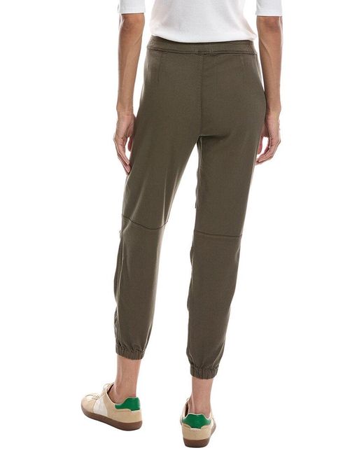 James Perse Green Soft Drape Utility Pant