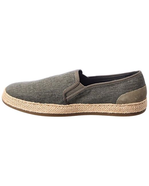 Geox Pantelleria Canvas Loafer in Green for Men | Lyst