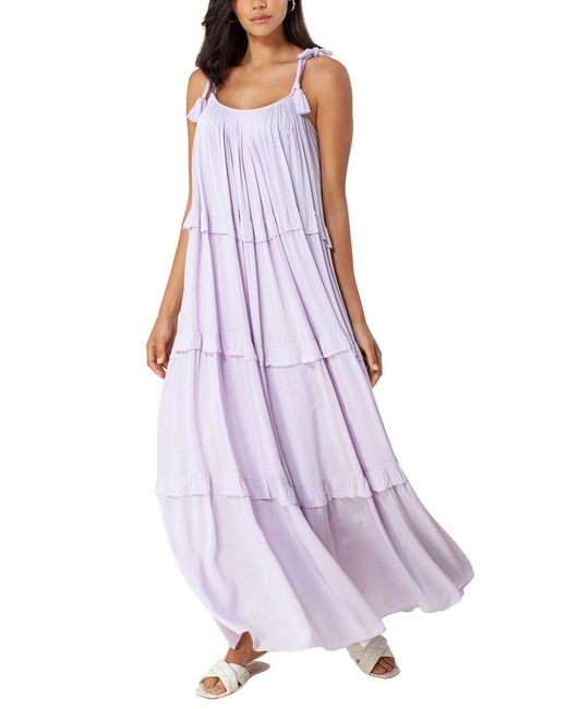 Hale Bob Purple Maxi Dress