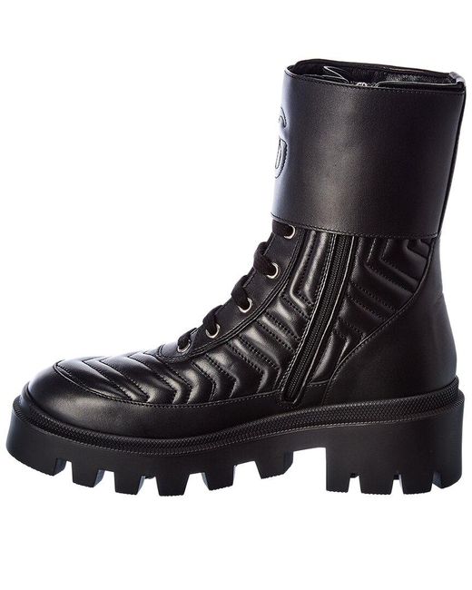 Gucci Interlocking G Leather Boot in 