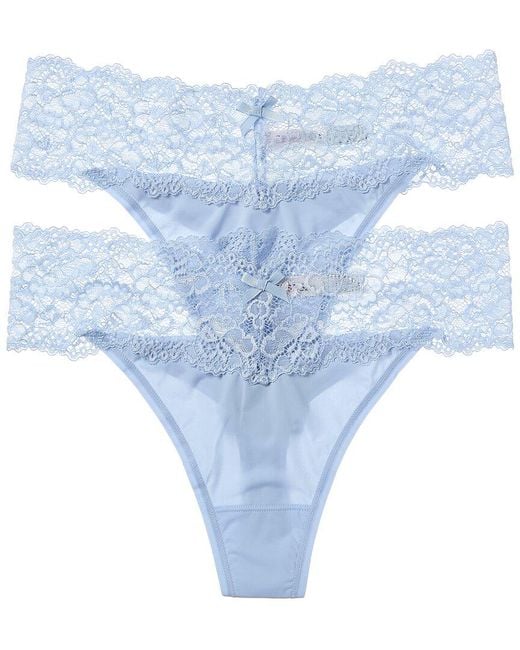 Skarlett Blue Blue 2Pk Goddess Thong