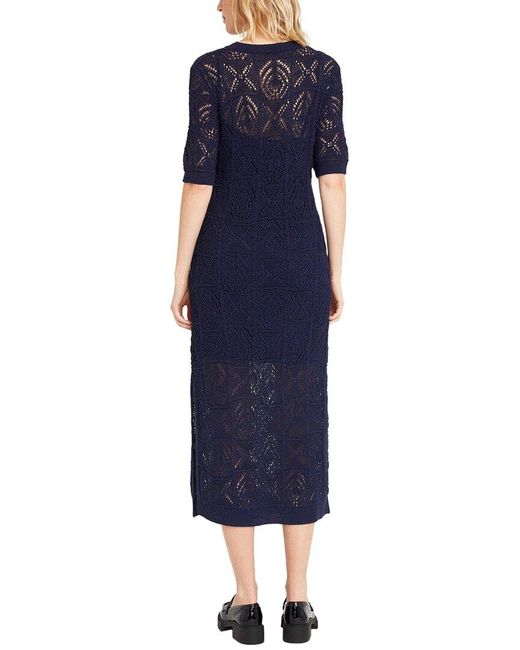 Luxely Blue Midi Dress
