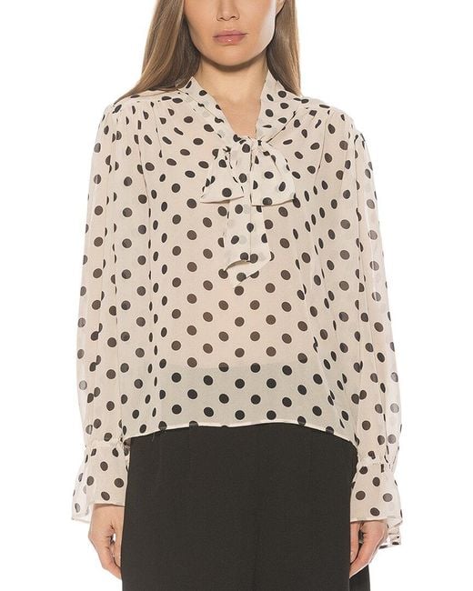 Alexia Admor Natural Lin Blouse