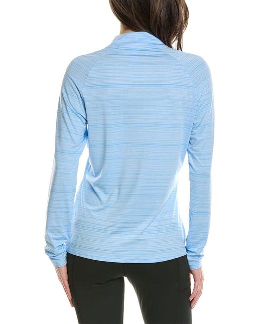 Adidas Blue Ult Solid 1/4-zip Pullover