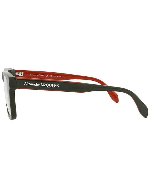 McQueen Brown Am0357O 52Mm Optical Frames for men