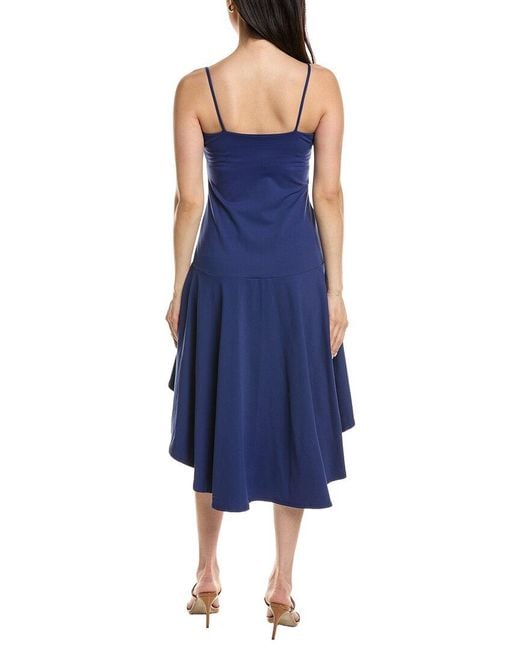Susana Monaco Blue String Low Waist Dress