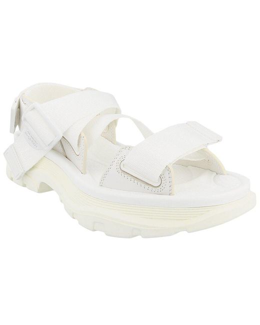 McQueen White Sandal