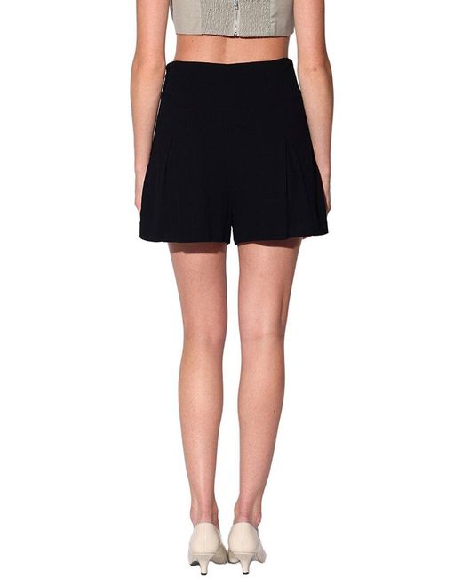 Walter Baker Black Thea Linen-Blend Short