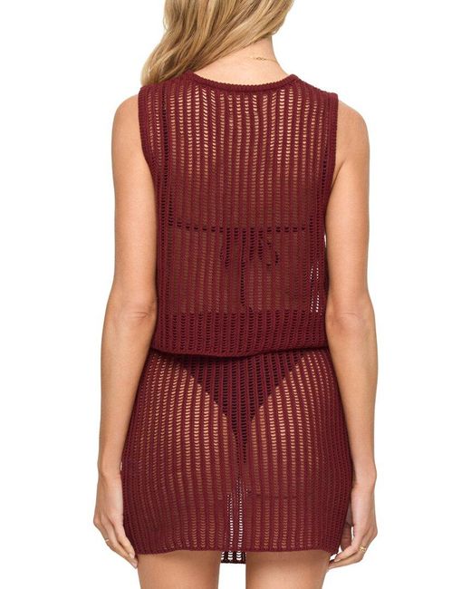 LSPACE Red Sander Top